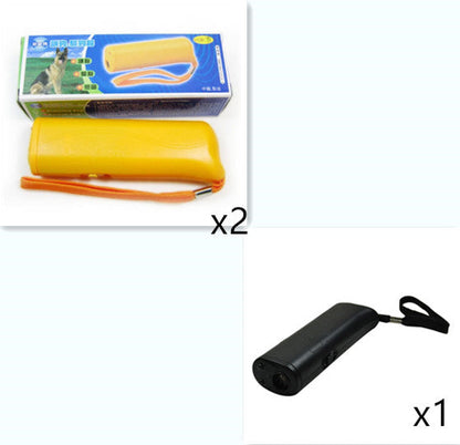 3-in-1 Anti Barking Dog Training Device Ultrasonic Dog Training Repeller  LED Flashlight  -  - Pets Crazy Shops -