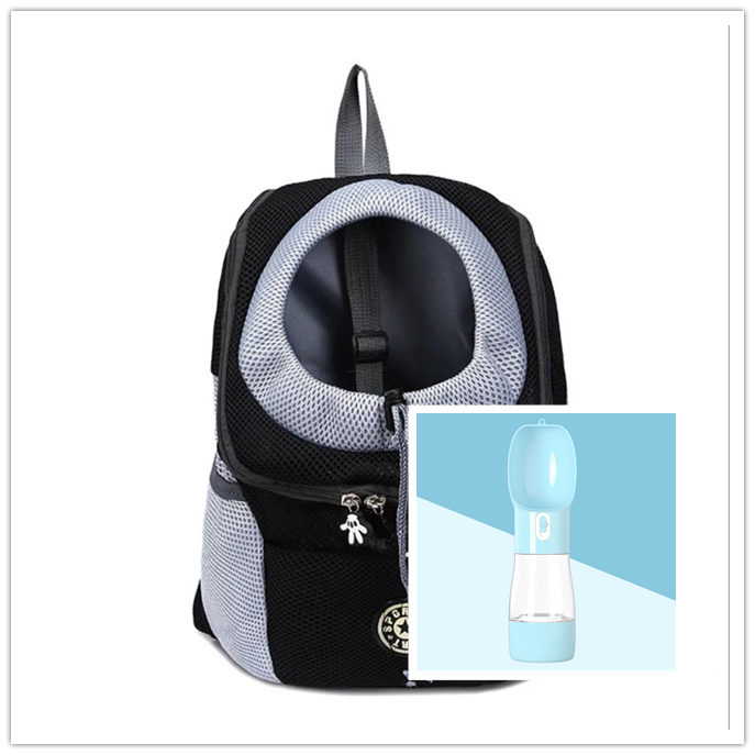 Pet Dog Carrier Carrier For Dogs Backpack Out Double Shoulder Portable Travel Outdoor Carrier Bag Mesh  -  - Pets Crazy Shops -