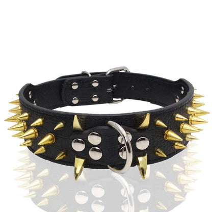 Large Explosion-Proof Rivet Bite-Proof Pet Collar  -  - Pets Crazy Shops -