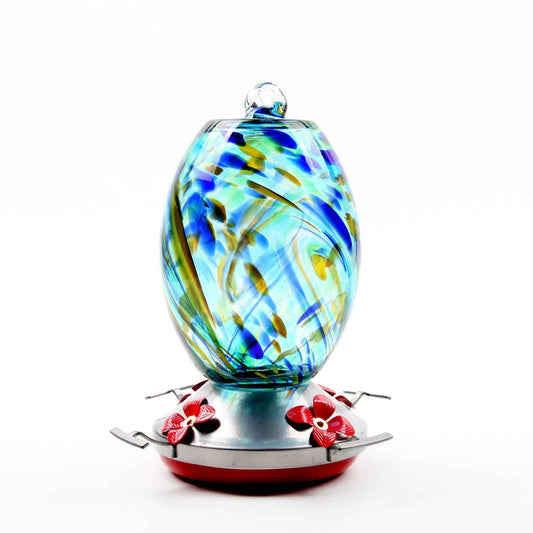 Factory Direct Hummingbird Water Feeder Bird Feeder Anti-Ant Hook Stained Glass Feeder  -  - Pets Crazy Shops -