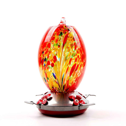 Factory Direct Hummingbird Water Feeder Bird Feeder Anti-Ant Hook Stained Glass Feeder  -  - Pets Crazy Shops -