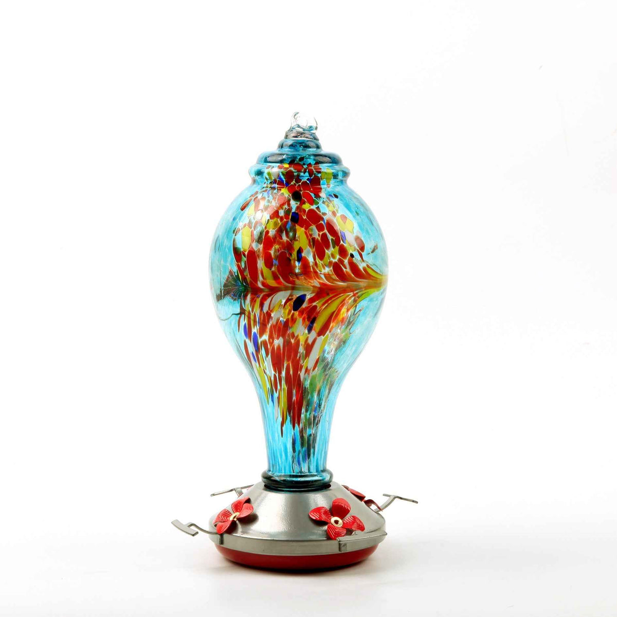 Factory Direct Hummingbird Water Feeder Bird Feeder Anti-Ant Hook Stained Glass Feeder  -  - Pets Crazy Shops -