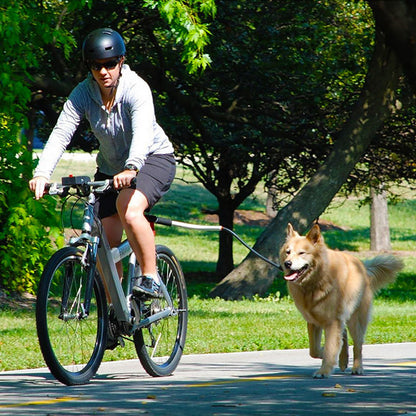 Stainless Steel Bike Leash for Pet Dogs  -  - Pets Crazy Shops -