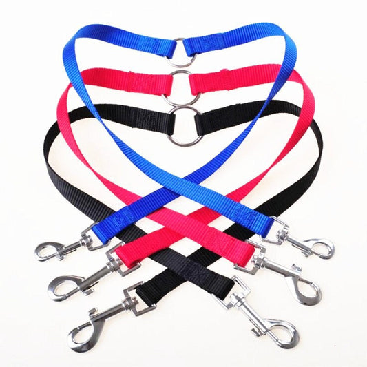 One For Two Dog Leashes, Small Dog Leashes, Two-Headed Pet Leashes, A Rope For Two Dogs, A Dog Leash  -  - Pets Crazy Shops -