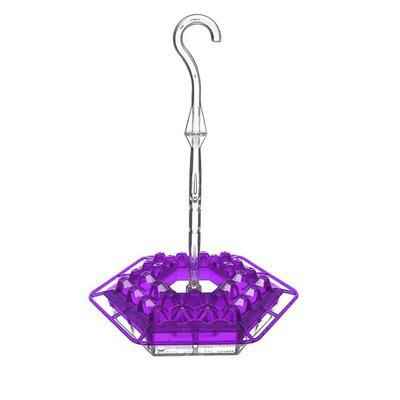 Hanging Red Hexagonal Hummingbird Feeder With Hook  -  - Pets Crazy Shops -