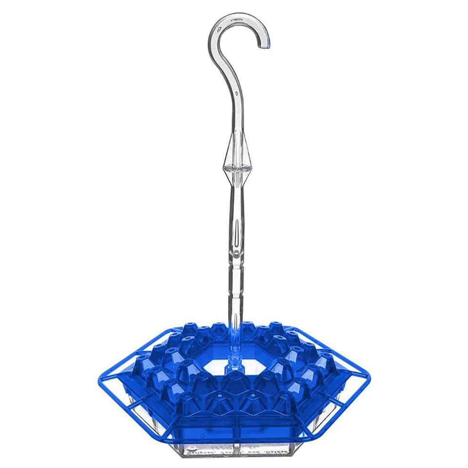 Hanging Red Hexagonal Hummingbird Feeder With Hook  -  - Pets Crazy Shops -