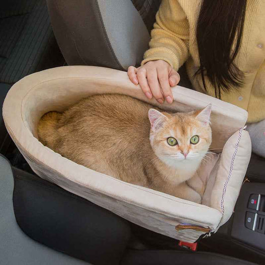 Car Safety Cat Dog Bed Travel Central Control Pet Seat Transport Dog Carrier  -  - Pets Crazy Shops -