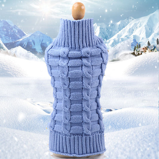 Cashmere Twisted Rope Pet Sweater, Dog Clothes, Pet Products  -  - Pets Crazy Shops -