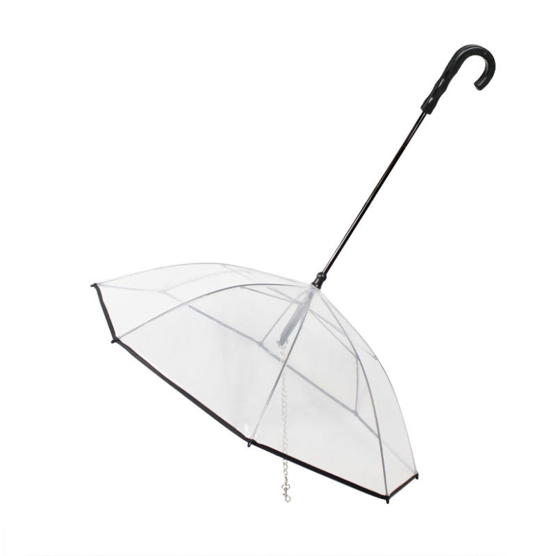 Transparent Pet Umbrella Dog Umbrella Pet Products  -  - Pets Crazy Shops -
