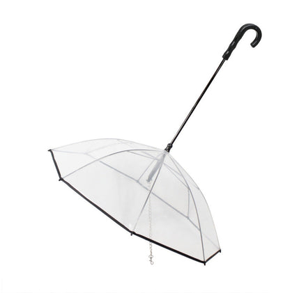 Transparent Pet Umbrella Dog Umbrella Pet Products  -  - Pets Crazy Shops -
