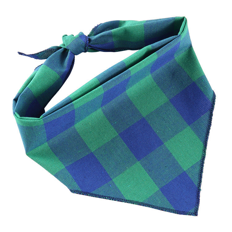 Adjustable Dog Bandana Cotton Pet Neckerchief Cat Triangle Scarf Soft Saliva Towel Small Medium Large Dog Accessories  -  - Pets Crazy Shops -