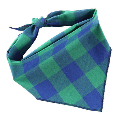Adjustable Dog Bandana Cotton Pet Neckerchief Cat Triangle Scarf Soft Saliva Towel Small Medium Large Dog Accessories  -  - Pets Crazy Shops -
