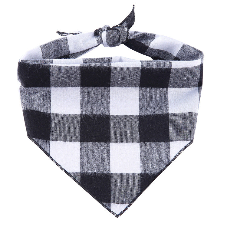 Adjustable Dog Bandana Cotton Pet Neckerchief Cat Triangle Scarf Soft Saliva Towel Small Medium Large Dog Accessories  -  - Pets Crazy Shops -