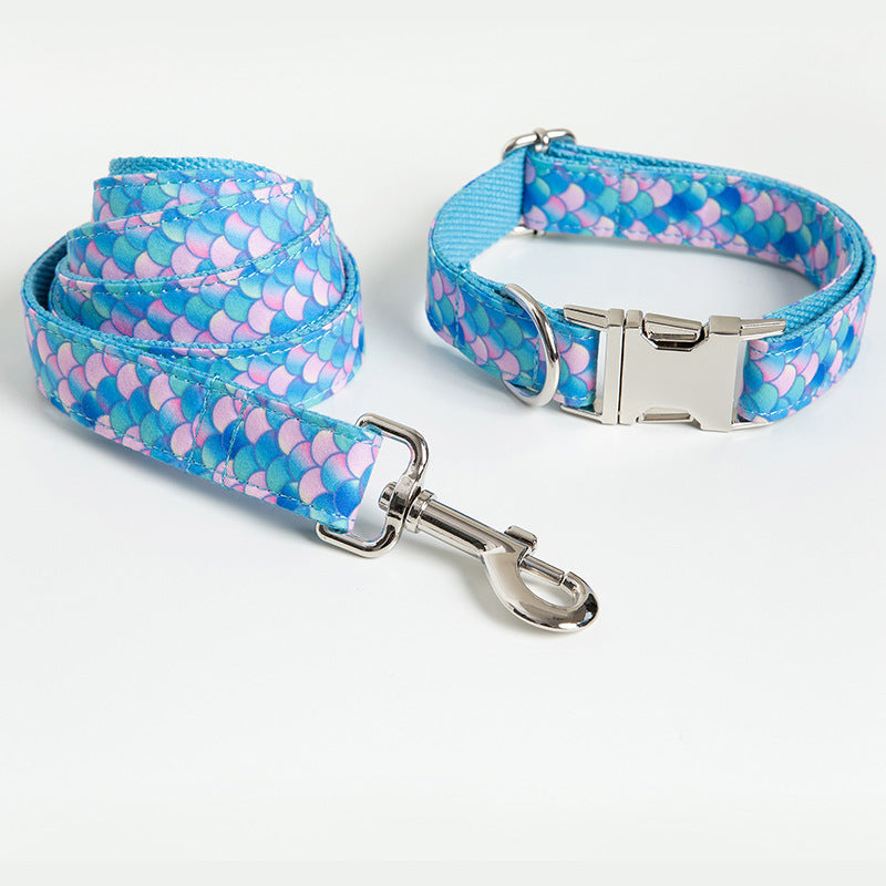 Mermaid Pet Collar Leash Dog Leash  -  - Pets Crazy Shops -