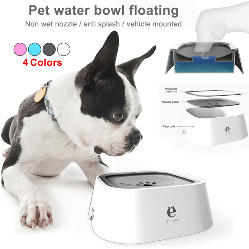 Pet Feeding Bowls Not Wetting Mouth No Spill Cat Bowl Prevent Splashing Water Feeder  -  - Pets Crazy Shops -