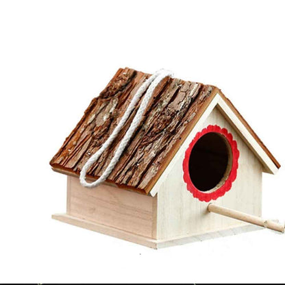 Bird House Bird Nest Outdoor Tree Parrot Breeding Box  -  - Pets Crazy Shops -