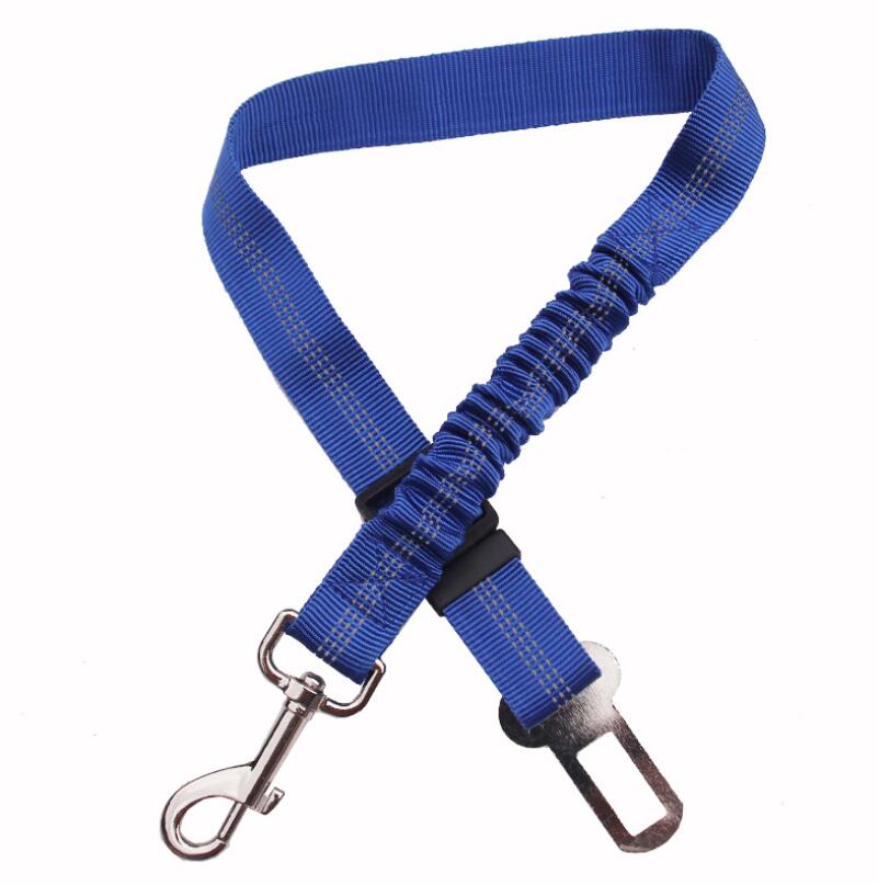 Adjustable Dog Seat Belt Dog Car Seatbelt Harness Leads Elastic Reflective Safety Rope  -  - Pets Crazy Shops -