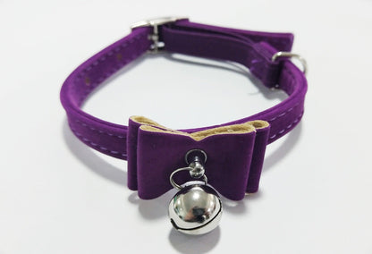 Pet Collar Bell Bow Cat Collar  -  - Pets Crazy Shops -