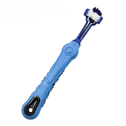 Three Sided Pet Toothbrush Dog Brush Bad Breath Tartar Teeth Care  -  - Pets Crazy Shops -