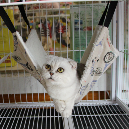 7 Colors Warm Hang Cat Bed Mat Soft Cat Hammock Hammock Winter Pet Kitten Cage Bed Cover Cushion  -  - Pets Crazy Shops -