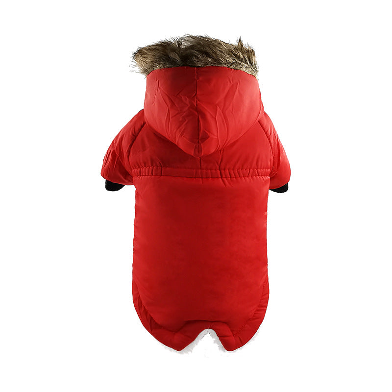Dog Clothes Winter Thickened Warmth Cotton Pet Dogs Coat Jacket  -  - Pets Crazy Shops -