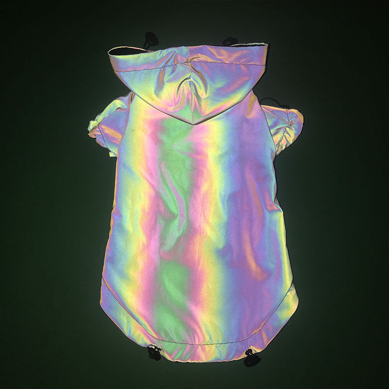Fashion Dog Clothes Pet Dogs Hoodie for Dog Coat Windbreaker Reflective Clothing  -  - Pets Crazy Shops -