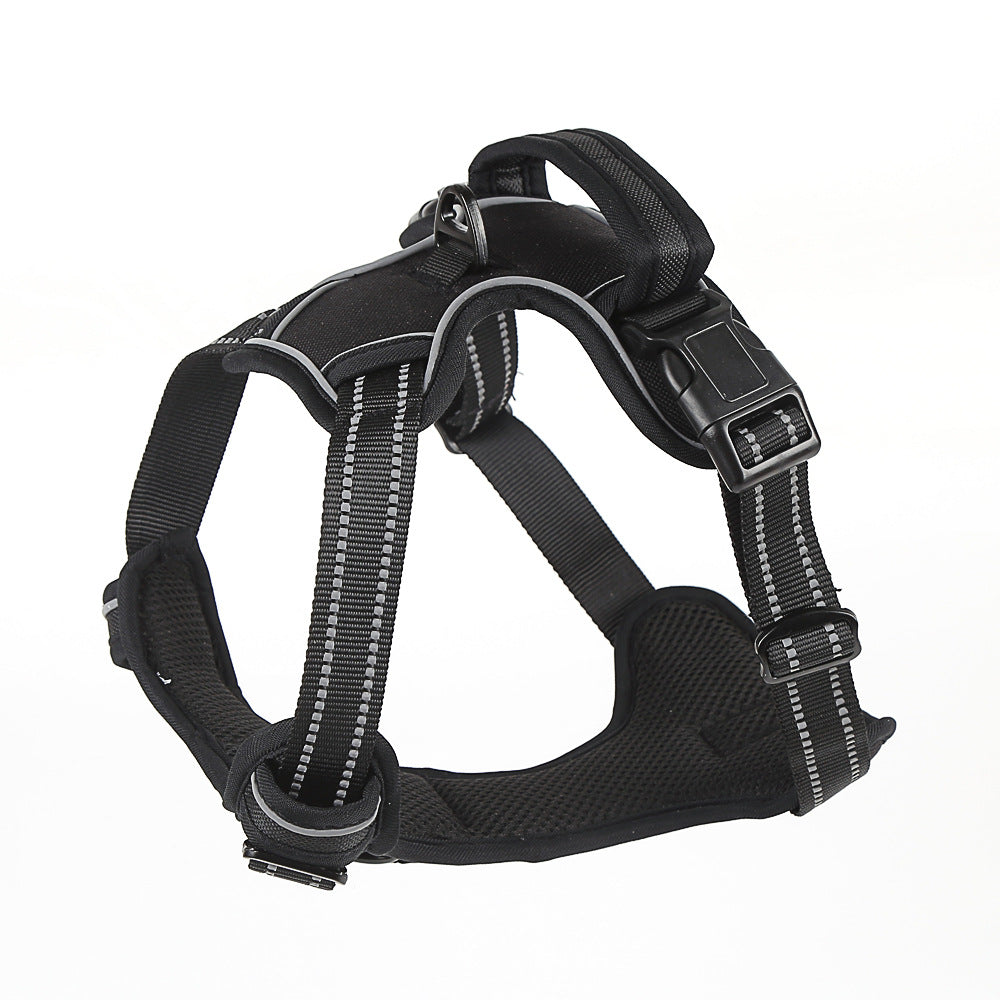 Dog Harness No Pull Breathable Reflective Pet Harness Vest  -  - Pets Crazy Shops -