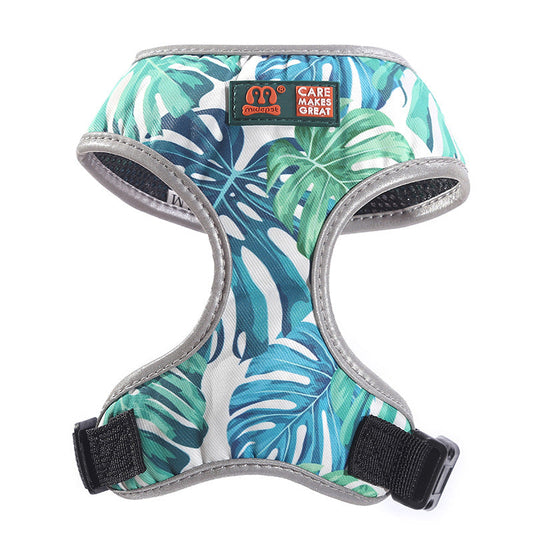 Breathable Double Layer Multicolor Printed Dog Harness  -  - Pets Crazy Shops -