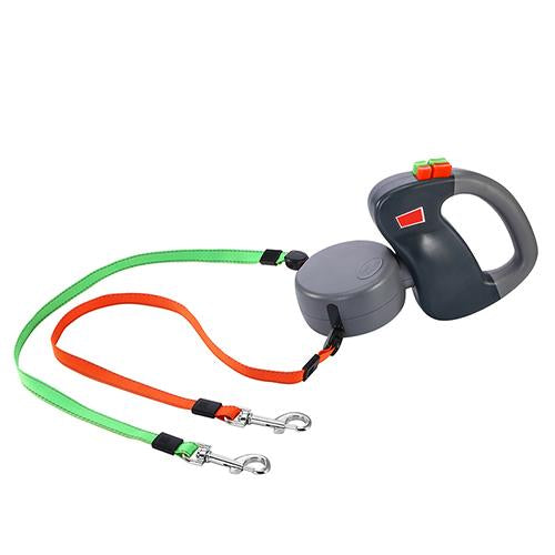 Retractable Dual Pet Dog Walking Leash  -  - Pets Crazy Shops -