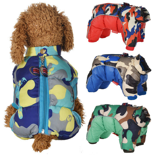 Winter Pet Dog Clothes Super Warm Jacket Thicker Cotton Coat Waterproof Small Dogs Pets Clothing For Puppy  -  - Pets Crazy Shops -
