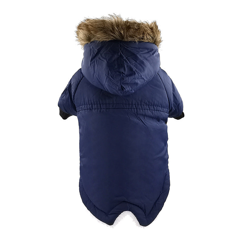 Dog Clothes Winter Thickened Warmth Cotton Pet Dogs Coat Jacket  -  - Pets Crazy Shops -