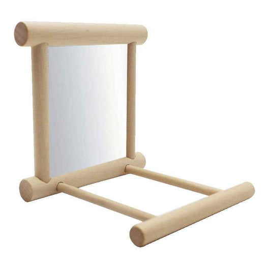 Bird stand with mirror  -  - Pets Crazy Shops -