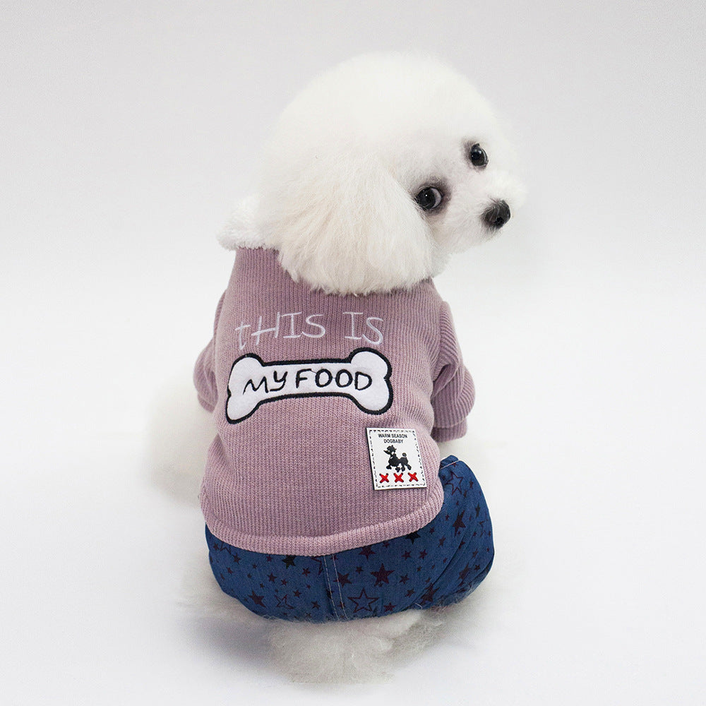 Bone clothes pet clothing  -  - Pets Crazy Shops -
