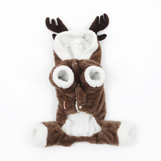 Elk Christmas Dog Clothes  -  - Pets Crazy Shops -