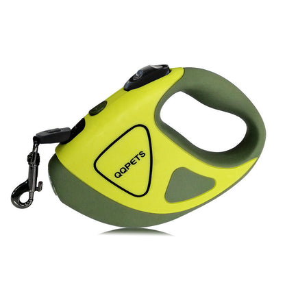Pet Dog Automatic Retractable Fiber Leash Night Safety LED Shining Automatic Stretching Dog Hand Holding Rope Pet Supplies  -  - Pets Crazy Shops -