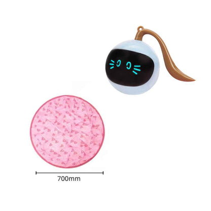 Automatic Funny Cat Toys Electric Motion Undercover Moving Bouncing Rolling Ball Interactive Toy For Indoor Cat Kitty Pet Toy  -  - Pets Crazy Shops -