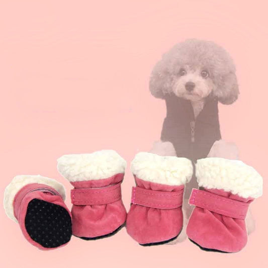 Waterproof Winter Dog Boots Socks Pet Dog Shoes Anti-slip Puppy Cat Rain Snow Booties Footwear For Small Dogs  -  - Pets Crazy Shops -