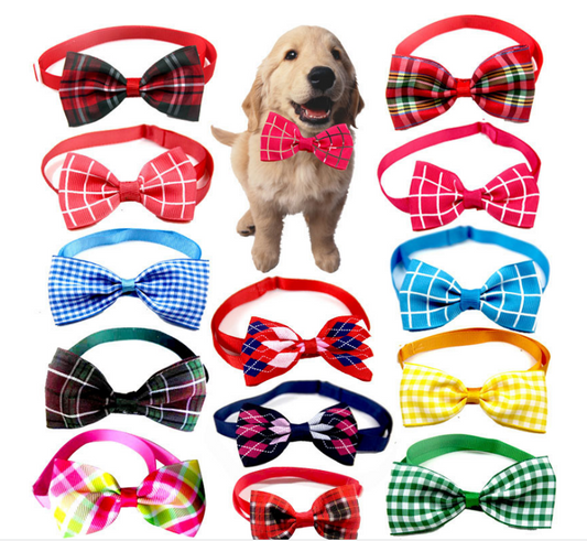 Plaid Pet Tie Cat Dog Scarf Accessories Pet Accessories  -  - Pets Crazy Shops -