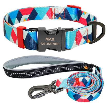 Dog tag lettering dog collar  -  - Pets Crazy Shops -