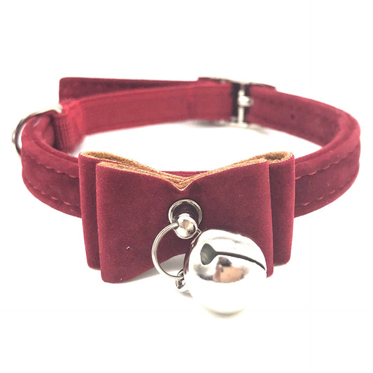 Pet Collar Bell Bow Cat Collar  -  - Pets Crazy Shops -