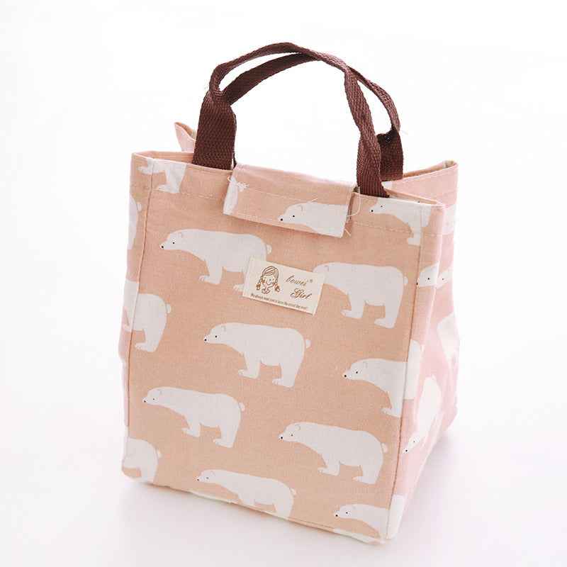 Cotton linen insulation bag  -  - Pets Crazy Shops -