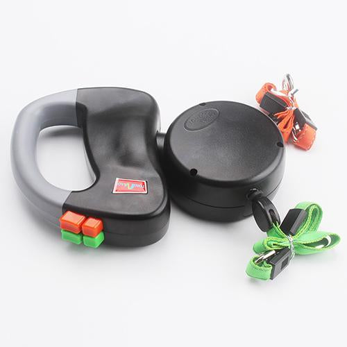 Retractable Dual Pet Dog Walking Leash  -  - Pets Crazy Shops -