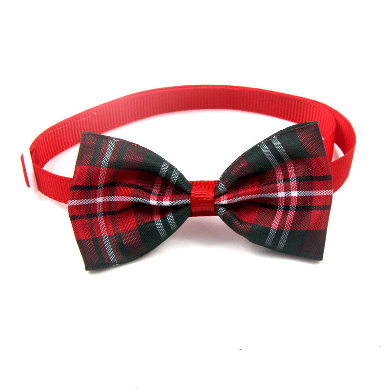 Plaid Pet Tie Cat Dog Scarf Accessories Pet Accessories  -  - Pets Crazy Shops -