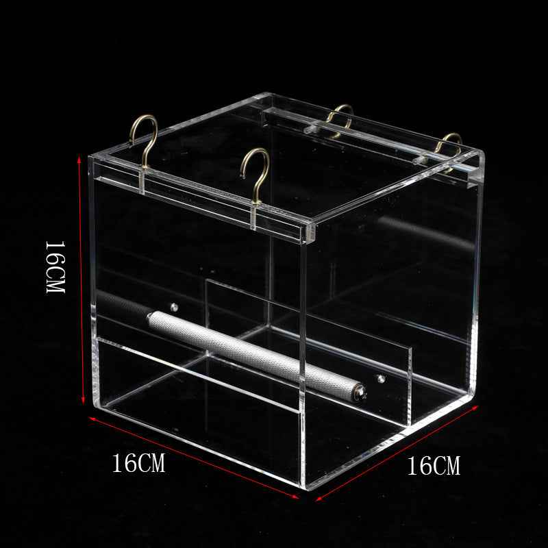 Acrylic bird feeder  -  - Pets Crazy Shops -