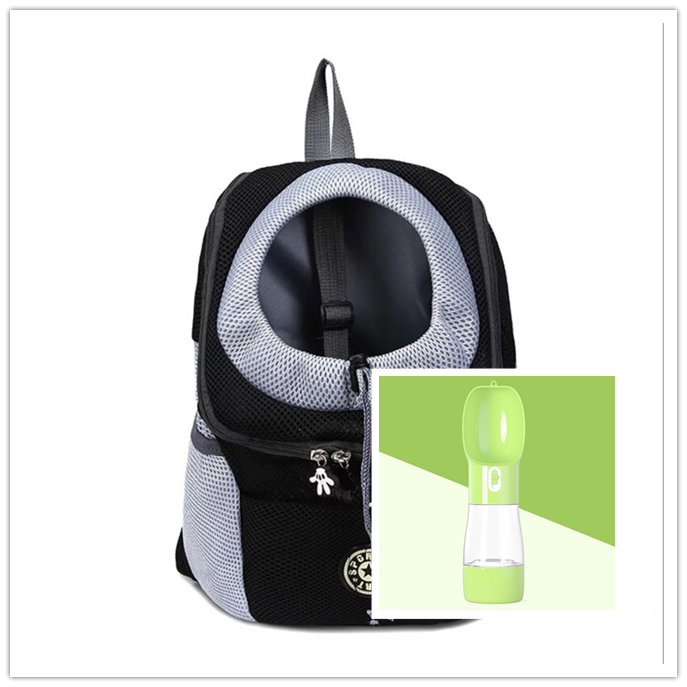 Pet Dog Carrier Carrier For Dogs Backpack Out Double Shoulder Portable Travel Outdoor Carrier Bag Mesh  -  - Pets Crazy Shops -