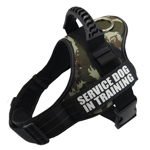 Personalized Custom Reflective Breathable Dog Harness NO PULL Adjustable Pet Harness For Small Large Dog Harness Vest With Patch  -  - Pets Crazy Shops -