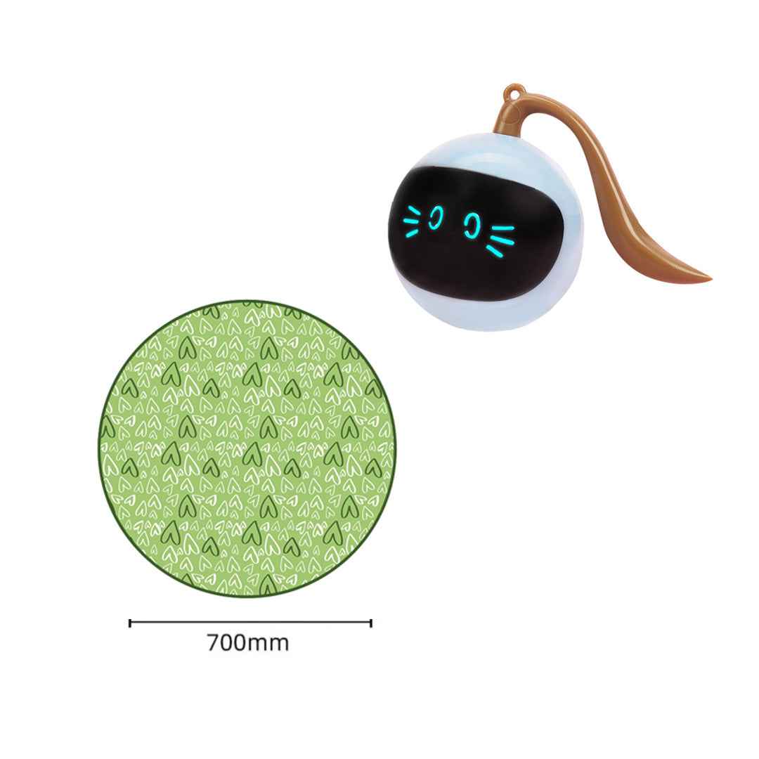 Automatic Funny Cat Toys Electric Motion Undercover Moving Bouncing Rolling Ball Interactive Toy For Indoor Cat Kitty Pet Toy  -  - Pets Crazy Shops -