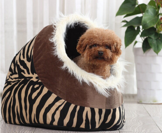 Leopard kennel cat litter cat house dog house dog bed cat bed pet bed supplies  -  - Pets Crazy Shops -