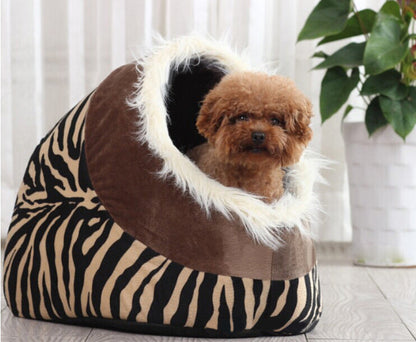 Leopard kennel cat litter cat house dog house dog bed cat bed pet bed supplies  -  - Pets Crazy Shops -