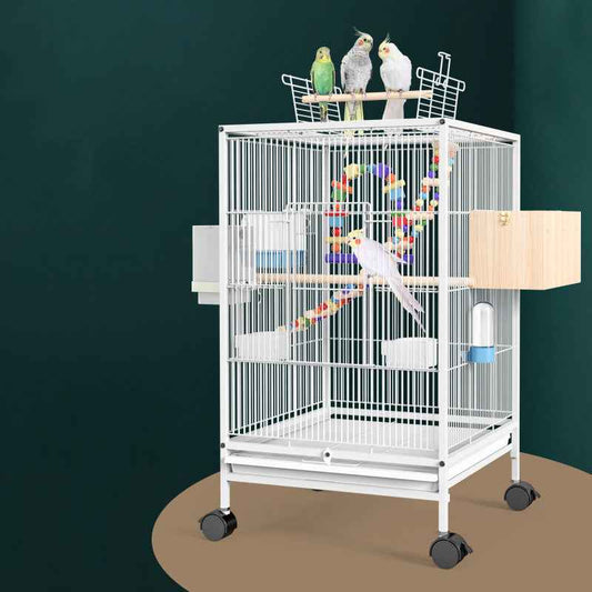 Parrot Xuanfeng Bird Cage With Feeder Toy Grass Nest Breeding Box  -  - Pets Crazy Shops -